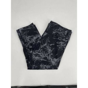 Marble Pattern Capri Leggings